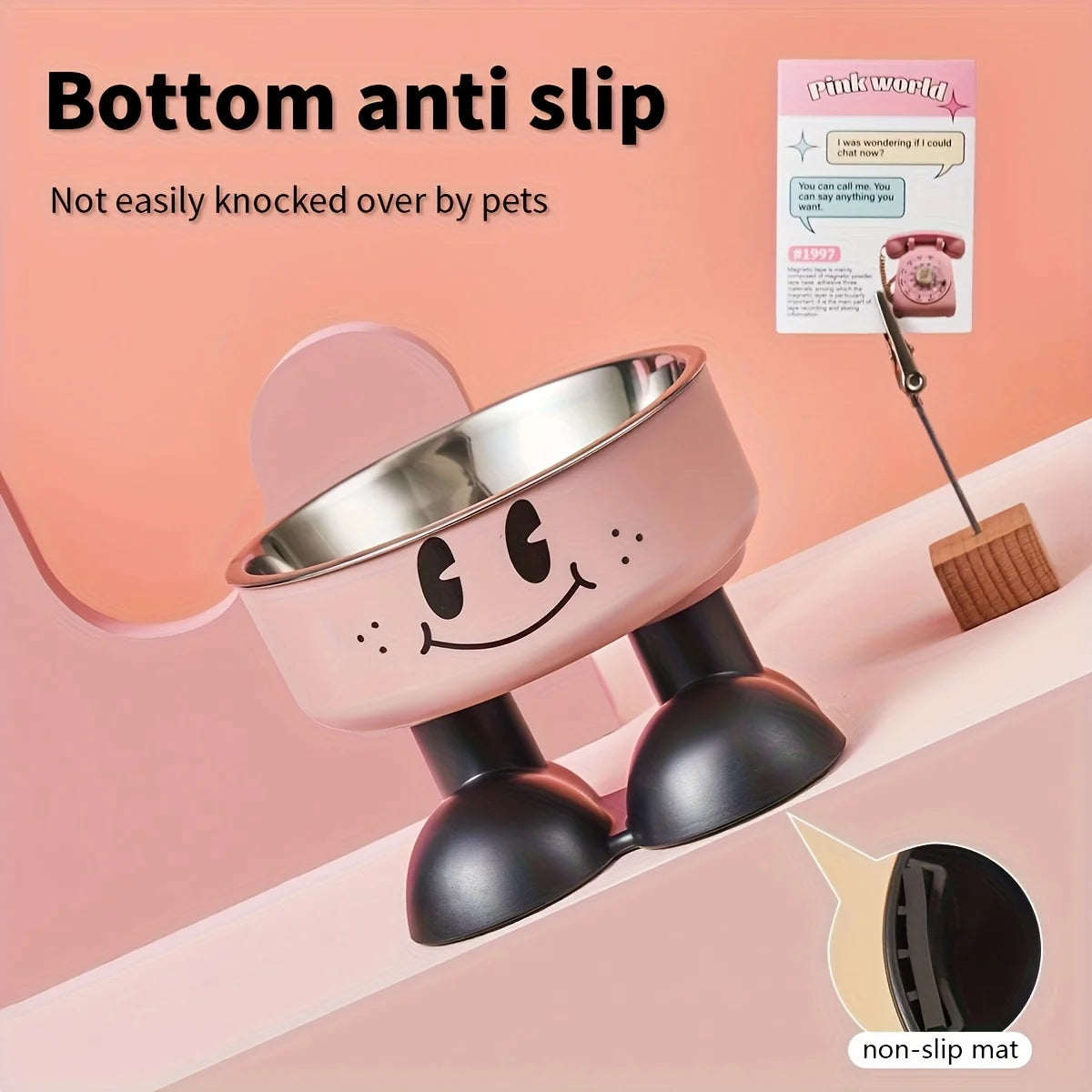 Pack 2 Unidades Comedero Elevado Happy