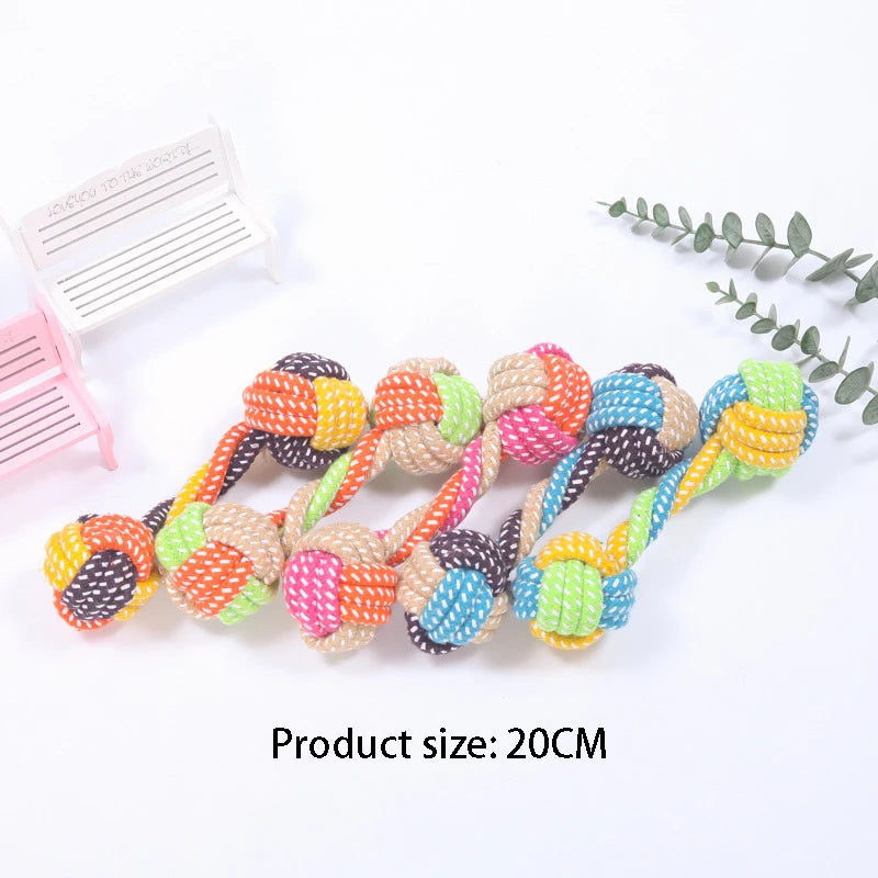 Juguetes Mordedores de Cuerda (varias formas)